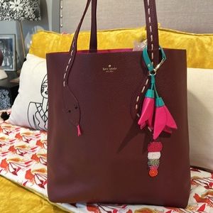 Kate Spade New York Leather Snake Charmer On Purpose Beading & Detail Stitching